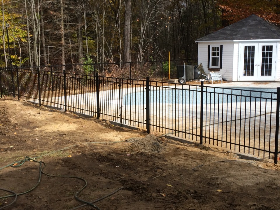 Équipe Clôture Bionique sur un chantier en Mauricie